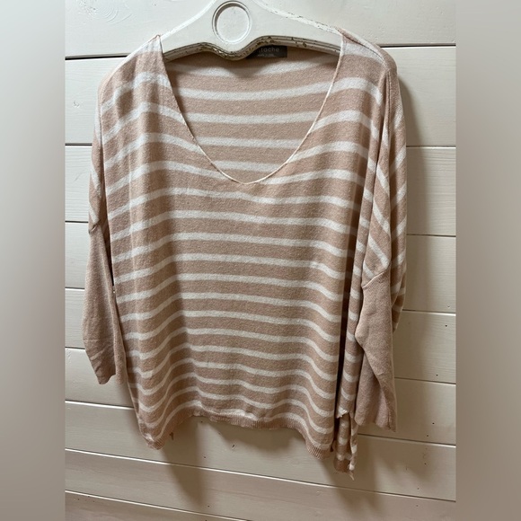 ❣️PISTACHE Oversized Striped Sweater Size L - Picture 5 of 8